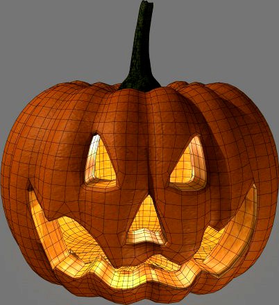 Hallowen Pumpkin 3D Model