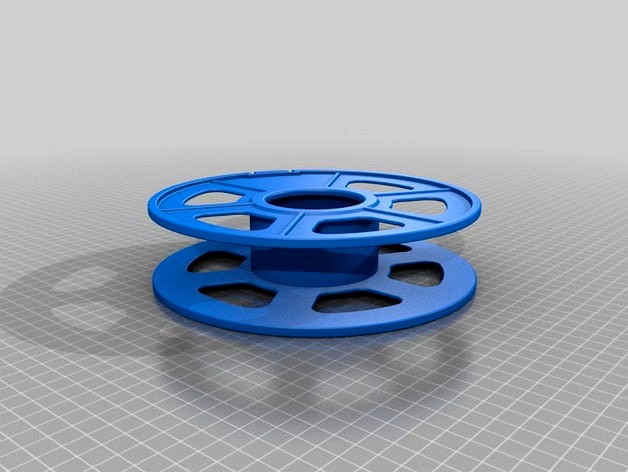 200mm/178mm Filament Spools (Large/small Diameter 1kg) by chanyote66