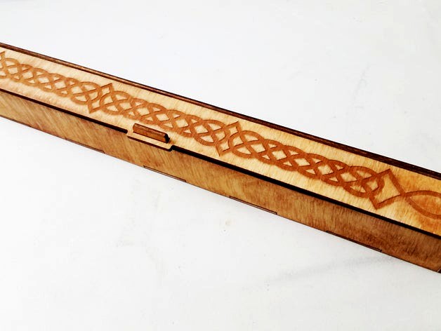 Laser Cut Soprano Tin Whistle Case by nimaid