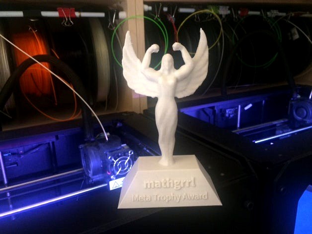 Customizable Beefy Trophy + Blender Bake Tutorial by mathgrrl