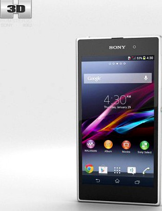 Sony Xperia Z1 White 3D Model