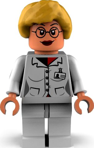 Harley Quinn Lego 3D Model