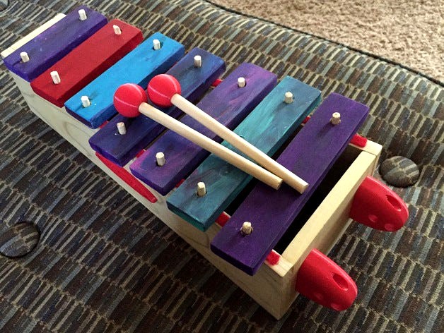 Zoelephone (Xylophone made for my daughter Zoe) by Homekeys