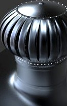 Roof turbine vents 3D Model