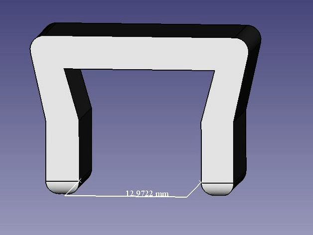 Prusa i3 Hephestos - Xtended Bed Printed Clamps by azarock