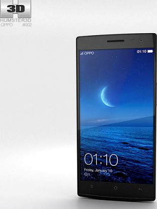 Oppo Find 7 White 3D Model