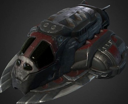 Game-Ready Pirates SpaceShip 3D Model
