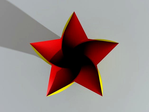 Five-pointed star vase by JarvisWoo