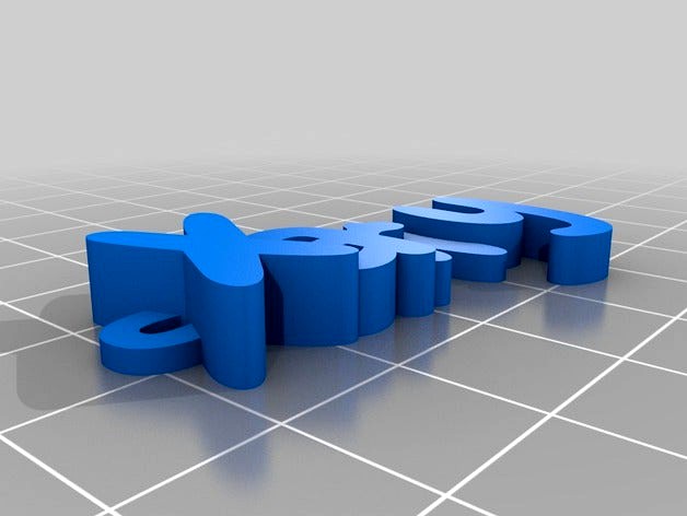 LLAVERO NOMBRE 3D - Xarly by raulpiqueras