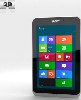 Acer Iconia W4 3D Model