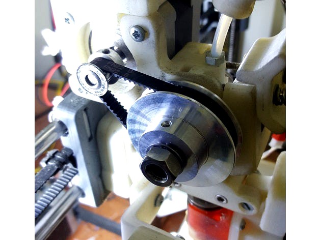 Belted extruder gears for Greg's Wade / L3K and many more by magonegro