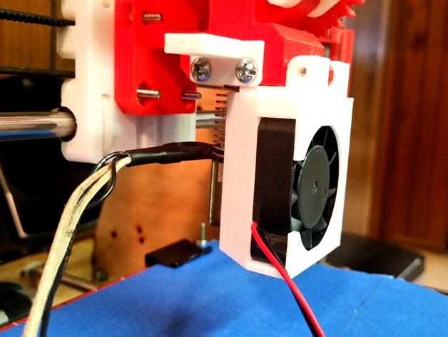 Pico Hotend 40mm Fan Shroud for i3 Rework Extruder by QuoccieMonster