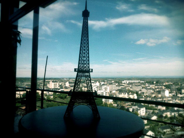 Eiffel Tower Laser cut by rutech