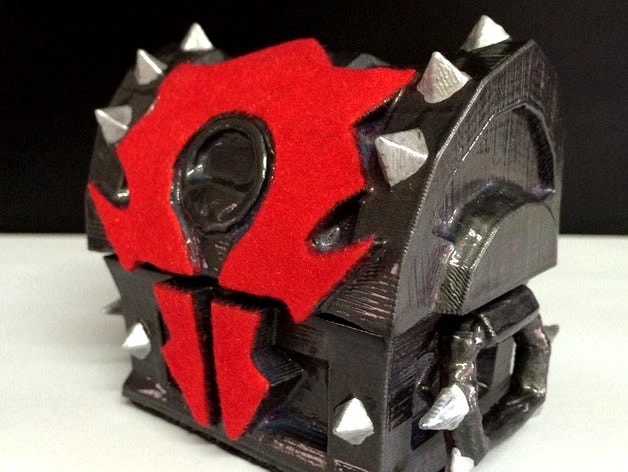 Baú da Horda - Horde Chest World of Warcraft WoW by bybinhabr