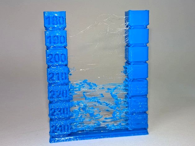 Temperature Stringing calibration blocks by AndyPants550