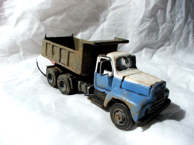 1954 International dump truck by bouncygoth