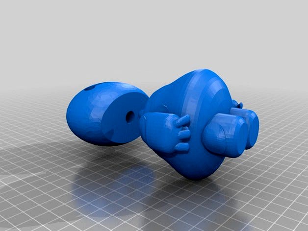 Baymax with Swivel Head by Hamerhand