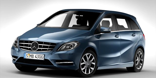 Mercedes Benz B Class 2012 3D Model