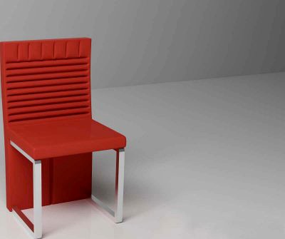 Red chair 3D Model