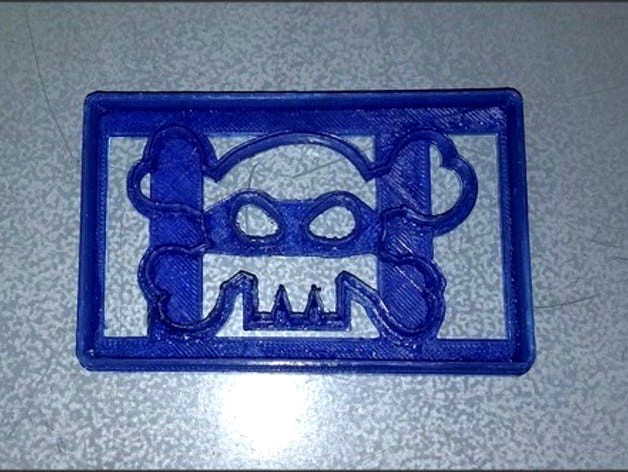 Jolly Roger Flag Cookie Cutter by hesspet