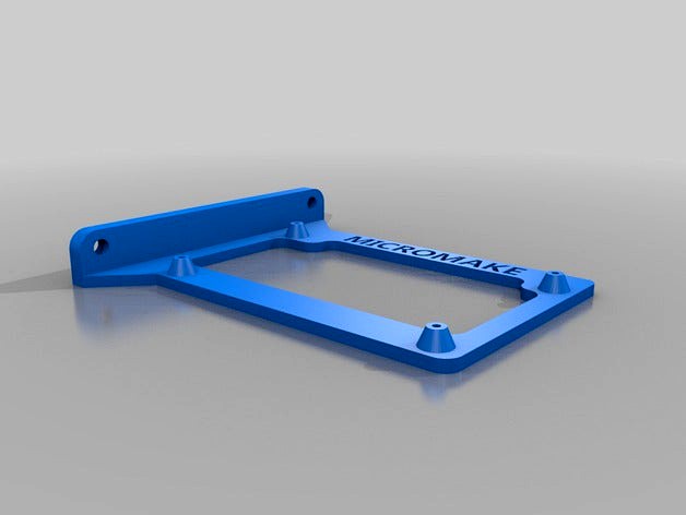 Micromake 3D Printer Arduino Mega 2560 Mounting Plates by MicroMake