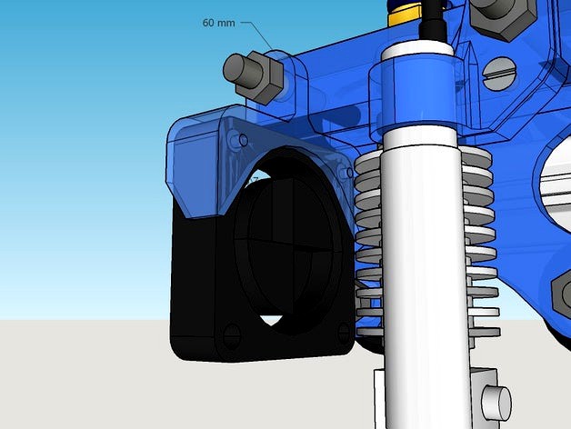 40mm fan clip, and npn Proximity clamp for Fusion Reach Printer by Reach3D_Nate_Rogers