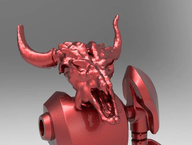 Makertron "Alien" skull/head by MakerBeck