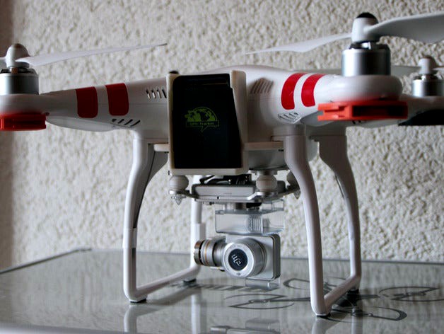 DJI Phantom 2/3 Tracker Holder by dipicorg