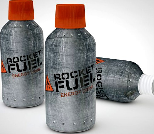 Energy Shot Bottle 3D Model