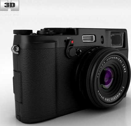 Fujifilm FinePix X100S Black 3D Model