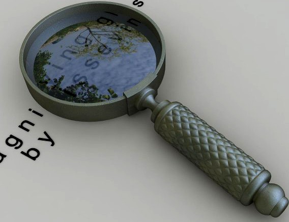 Magnifier glass 3D Model