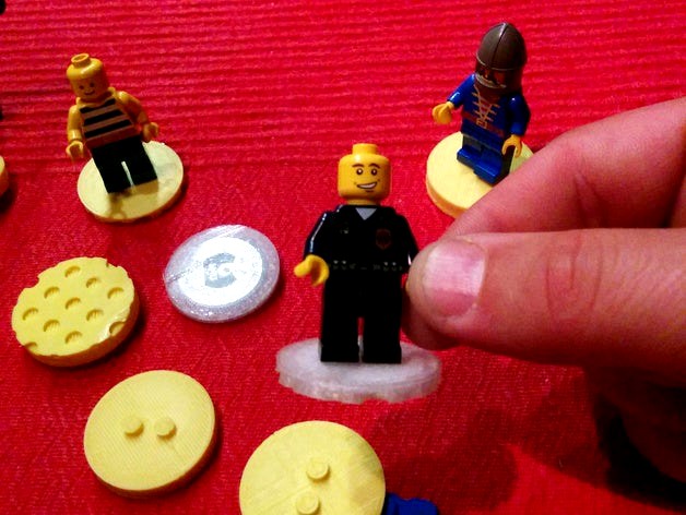 RFID NFC Lego compatible platform piece by nischi