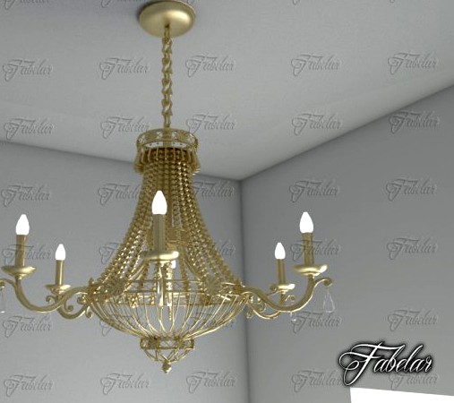 Chandelier 01 3D Model