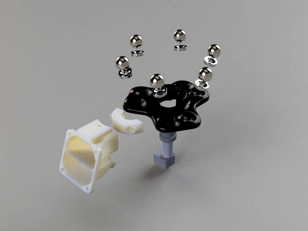 Effecteur magnetique pour HotEnd Merlin - Magnetic effector for Merlin HotEnd by CherHubert