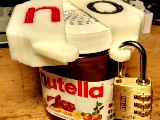 Nutella cap lock by Fido