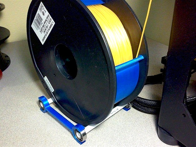 Bare Essentials Spool Holder and No-Tangle Filament Cuff by LoboCNC