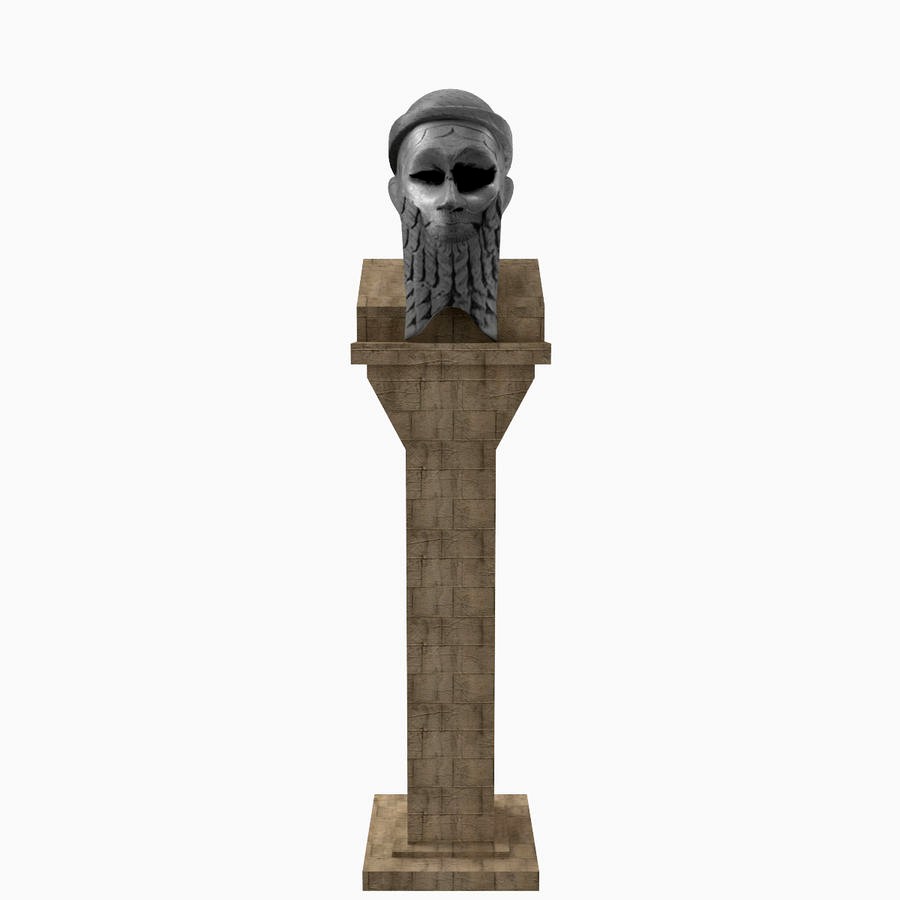 Statue 1 Low Poly