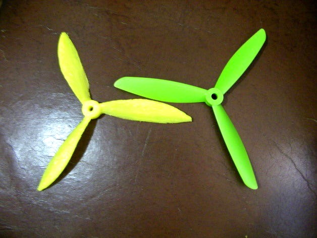 printable drone propeller  177mm  by bigcnc