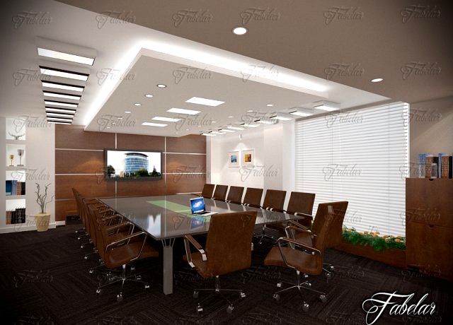 Conference room 01 3D Model