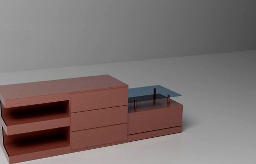 Modern desk 3D Model