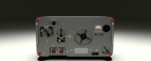 Old Military Radio 3D Model