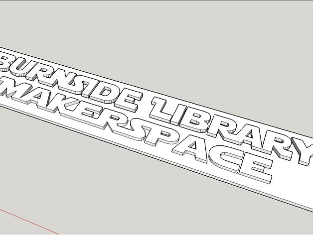 Burnside Library MakerSpace Sign by BurnsideLibrary