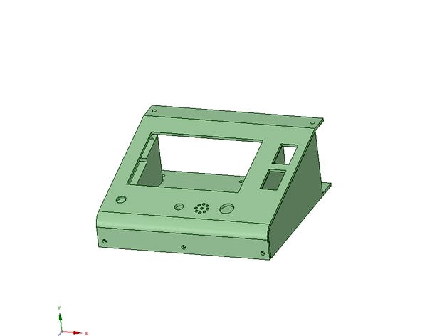 Kossel delta 3d printer RepRapDiscount Full Graphic Smart Controller box by reaktiiv