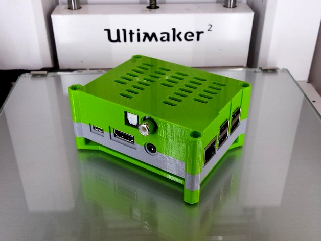 HiFiBerry Digi + Raspberry Pi2 case by UltiArjan