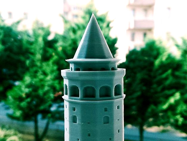 Galata Tower - Solid Repaired Version by zaxe