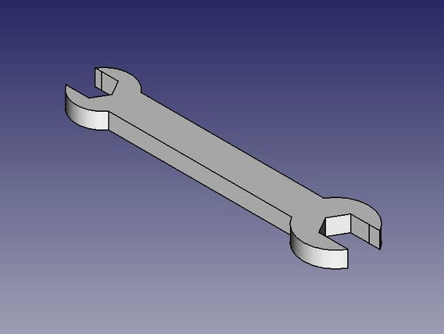 Llave Fija M-2.5 M-3 / Flare Nut Wrench M-2.5 / M-3 by JesusDe