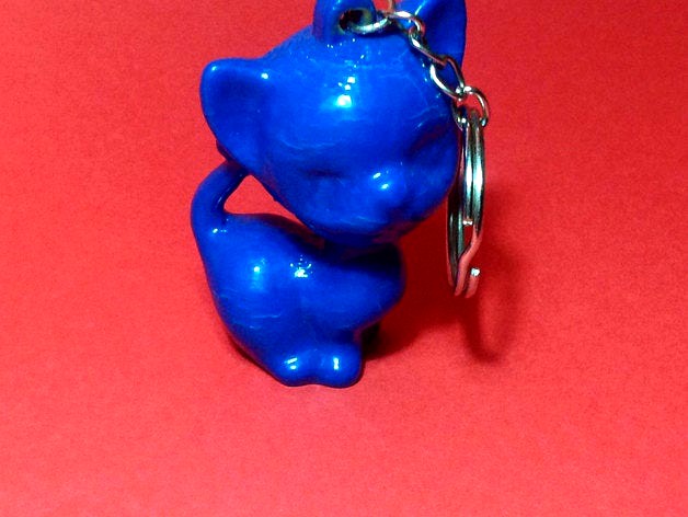 Kitten keychain by DavidBowie86