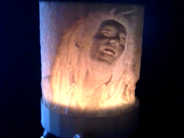 Candle Bob Marley Lithopane by FP-Creator
