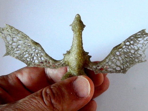 Dragon  in style Voronoi  by 3DDEDCLUB