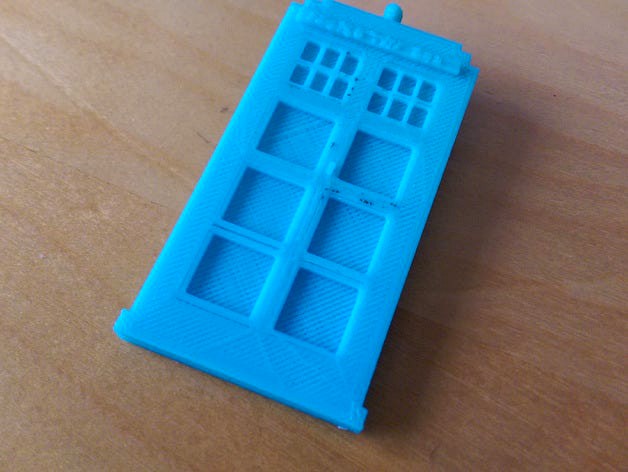 Tardis Fridge Magnet by dannynic
